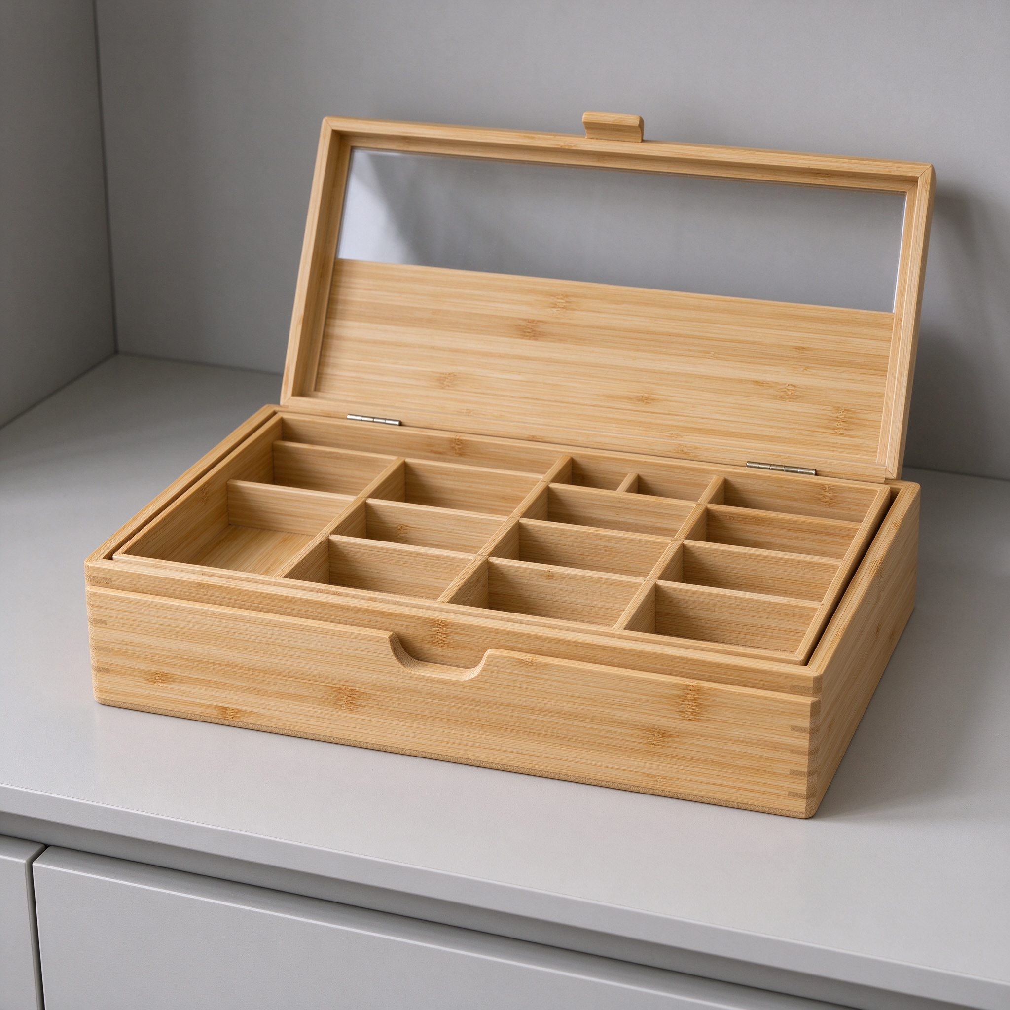 Bamboo Drawer Organizer