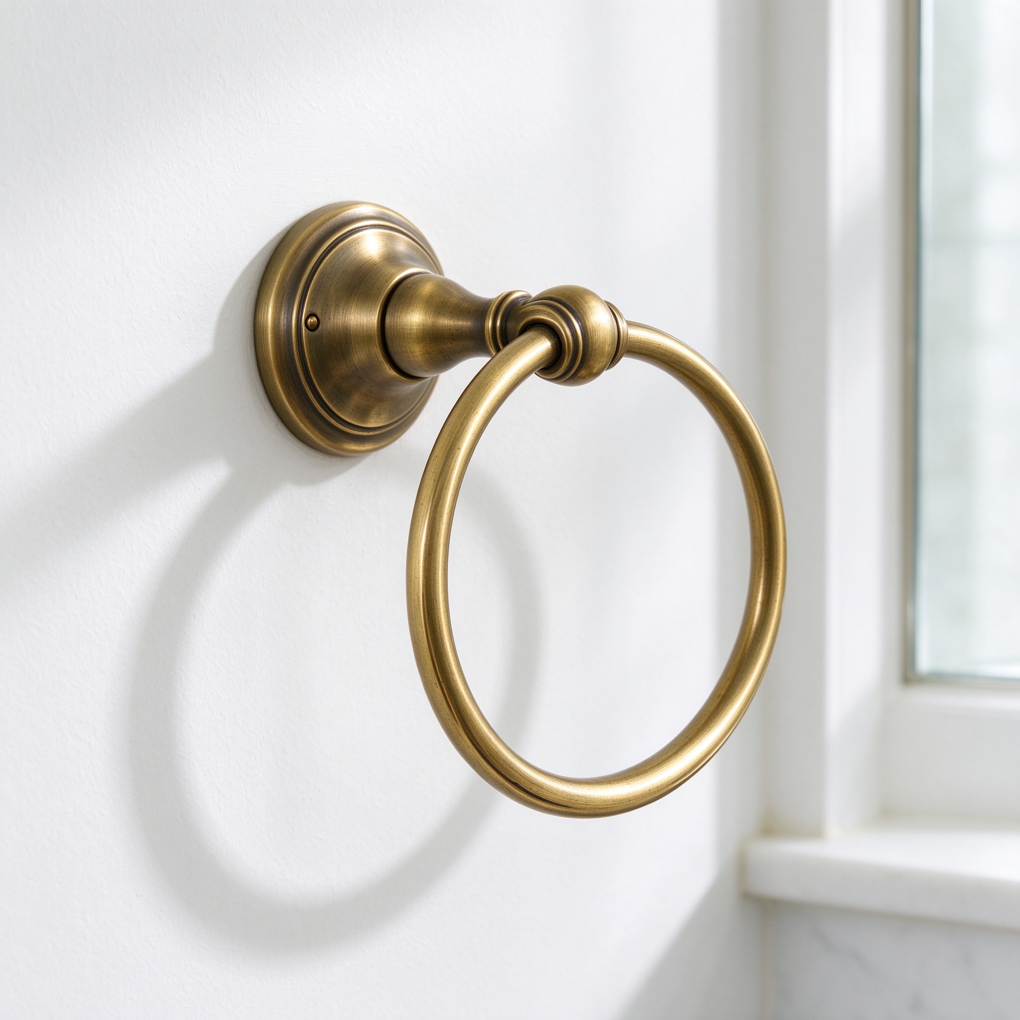 Vintage Brass Towel Ring